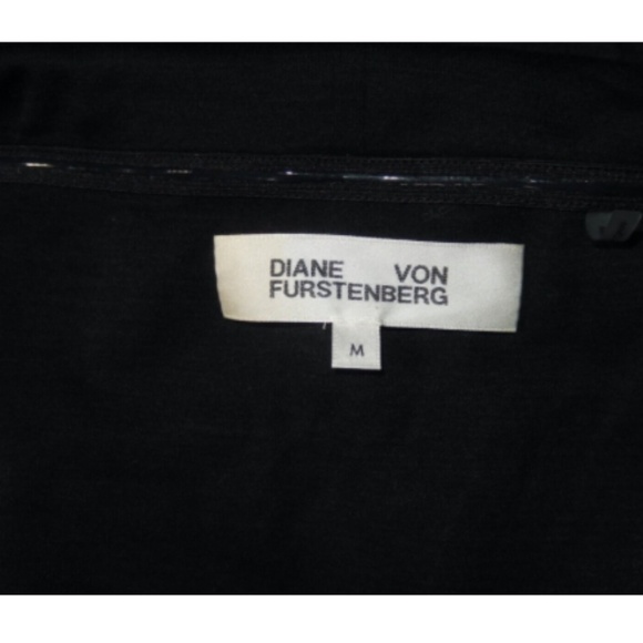 Diane Von Furstenberg DVF Black Wool Knit Off The Shoulder Sexy Minx Dress - Picture 4 of 9